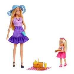BARBIE FAMILLE ET AMIS - POUPÉE MALIBU ET CHELSEA
